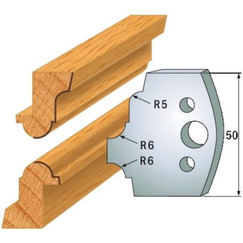 690.542 Para noży HSS 50x4 mm
