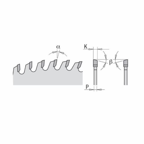 K160H-X03 Zestaw 3 pił HM D=160