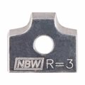 Nóż do cykliny R=3 16x14x2