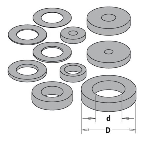 541.515.00 Tuleja T=0,1  d=8  D=14