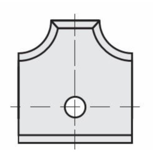 16204  Płytka HM 16,0x17,5x2,0mm