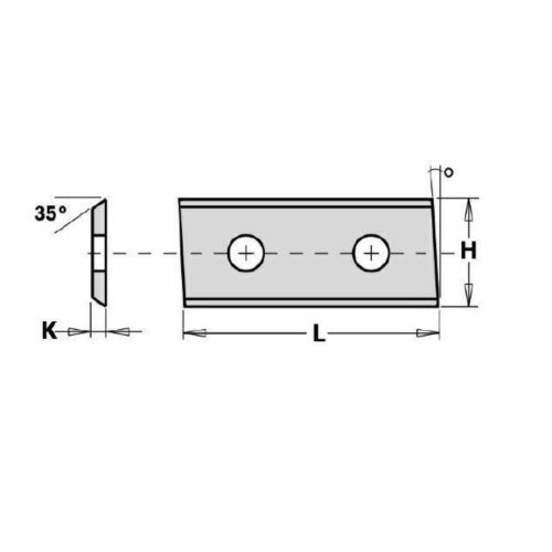 790.580.01 Płytka HM 50,0x12,0x1,5