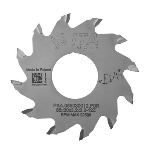 PKA.Piła D= 85 F= 30 Z= 12 K=3,2 ZĄB: R