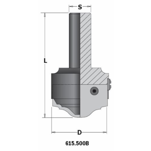 615.500B  Korpus freza
