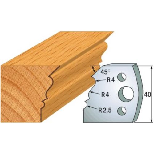 690.107 Para noży HSS 40x4 mm