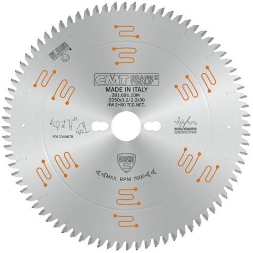 281.681.10M Piła HM D=250 F=30 Z=80