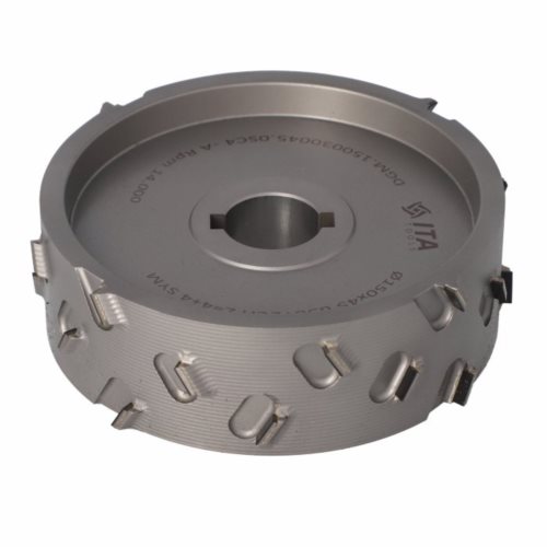 DGM.Głowica D=150 l=45 d=30+2CH Z=4+4   