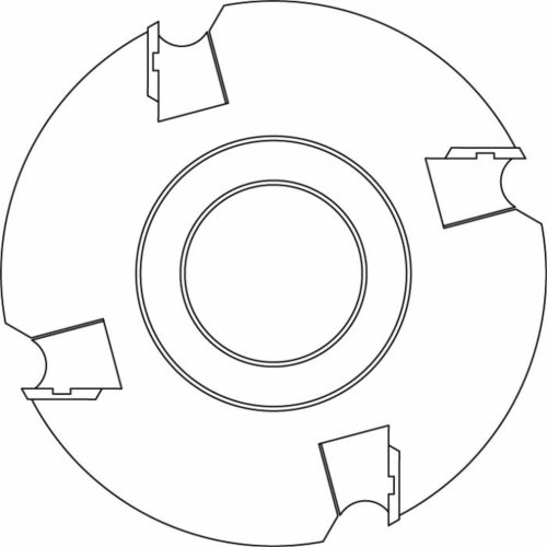 GSB.Głowica D=125 F= 40 I=184 Z4 ALU