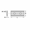 40122 Płytka HM  40,0x12,0x1,5 mm