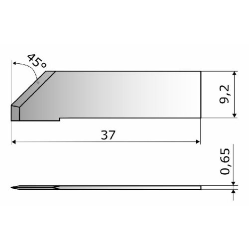 Nóż płaski ITA4483 / Aristo 4483 / ZCK  