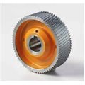 Rolka stalowa D=140 F=35 I=50 klin 10 mm