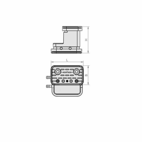 Blok podciśnieniowy VCBL-G-K2 120x50x100
