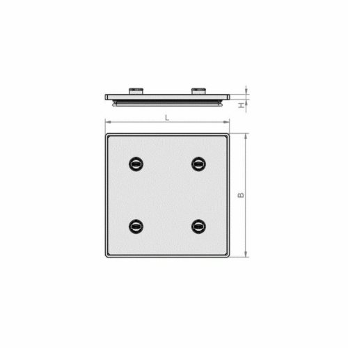 Adapter-płyta Innospann ISAP-R 175x175x7