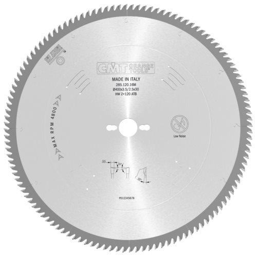 285.120.16M Piła HM D=400 F=30 Z=120N