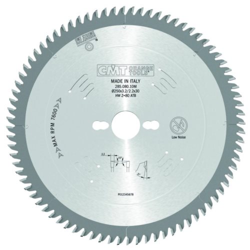 285.080.10M Piła HM D=250 F=30 Z=80