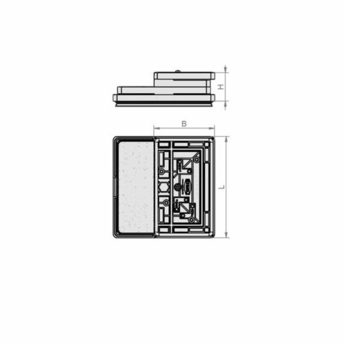 Blok podciśnieniowy VCBL-R 160x96x25