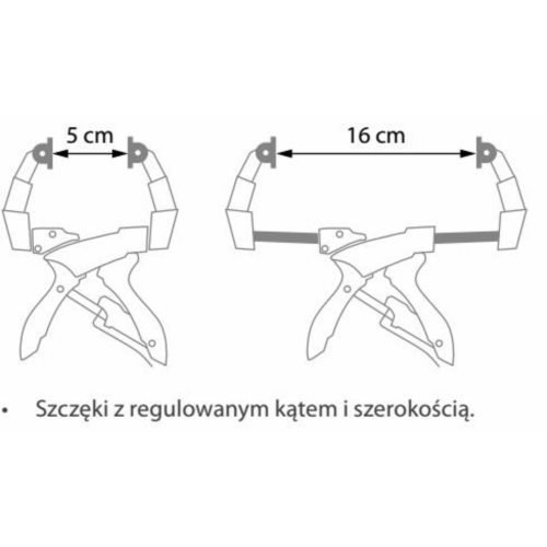 Ścisk sprężynowy stopniowy 6x16cm