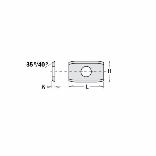 24129  Płytka HM  24,0x12,0x1,5mm