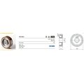 Rolka gumowa D=140 F=35 I=30 klin 10 mm 