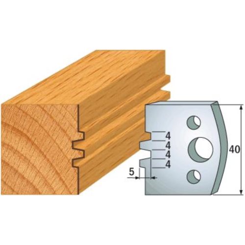 690.075 Para noży HSS 40x4 mm