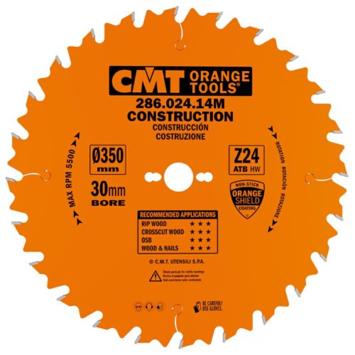 286.024.14M Piła HM D=350 F=30 Z=24