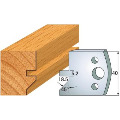 690.084 Para noży HSS 40x4 mm