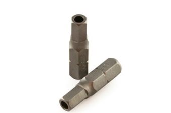 Bity (groty) do wkrętarki z otworem