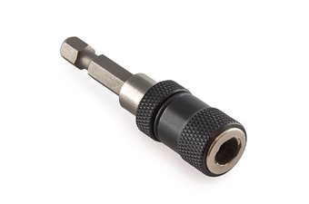 Uchwyt do bitów (grotów) szybkomontażowy z prowadnicą