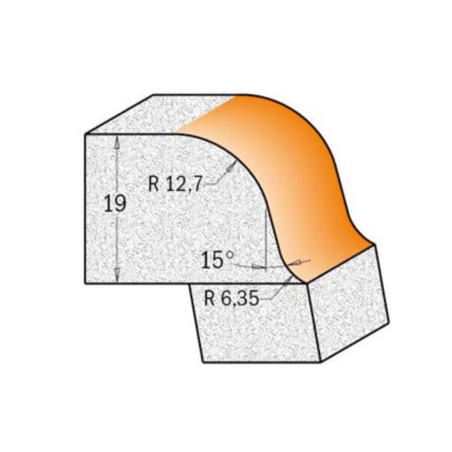 980.542.11 Frez HM R=6,35/12,7 D=54