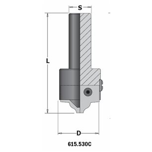 615.350C  Korpus freza