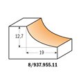837.722.11 Frez HM R=6,35  D=25,4 I=12,7