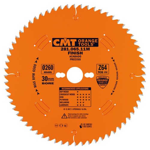 281.065.11M Piła HM D=260 F=30 Z=64