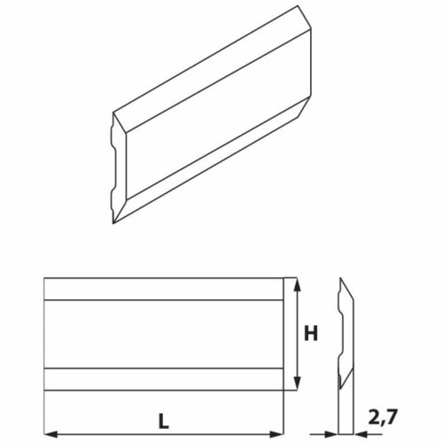 KS7.180.01 Nóż Enshin 180,0x12,0x2,7