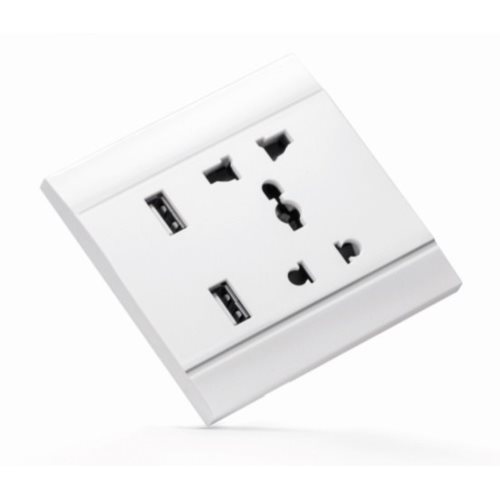 MB-USBPLUG White MiniBatt gniazdo uniw.