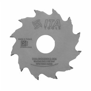 DSB.Podcinak D= 80 F= 20 Z= 12 K=3,0/4,0