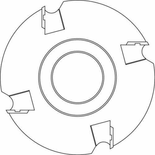 GSB.Głowica D=125 F= 40 I=230 Z4 STAL