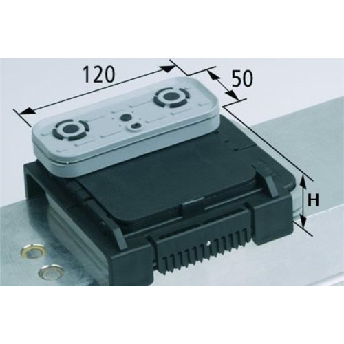Blok podciśnieniowy VCBL-K2 120x50x125