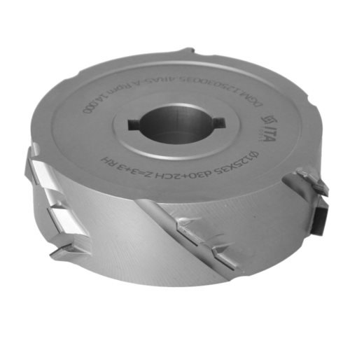 DGM.Głowica D=125 I=35 d=30+2CH Z=3+3   