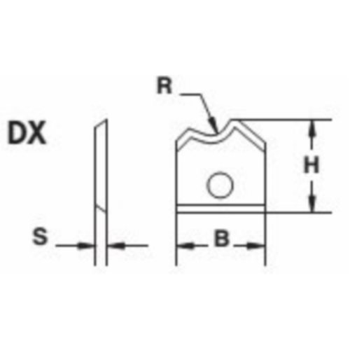 K21.Płytka L=16 W=17 T=2 R=3 RH