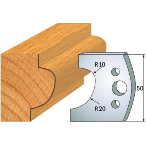 690.504 Para noży HSS 50x4 mm