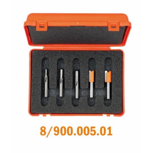 900.005.01 Zestaw frezów HM S=8