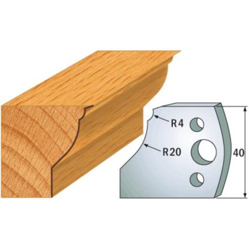 690.109 Para noży HSS 40x4 mm