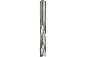 195.143/163 Solid Carbide Upcut with Spiral Bits Chip-Breaker for 60° V-Point Locksets