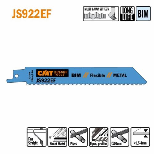 JS922EF-20 Piła szablasta L = 150