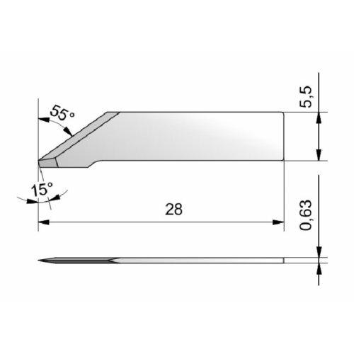 Nóż płaski ITA42 / Zund Z42 / 3910324 / 