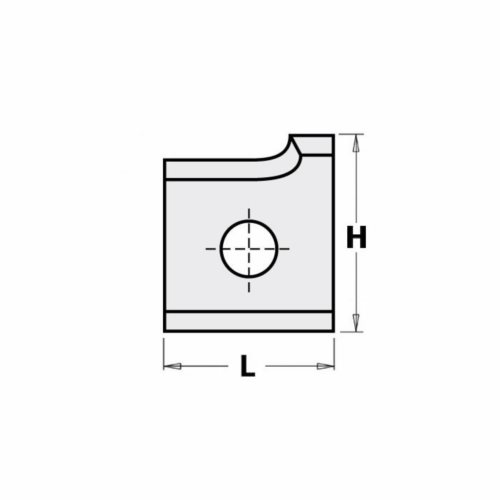 1145225  Płytka HM 14,5x14,5x2,0mm