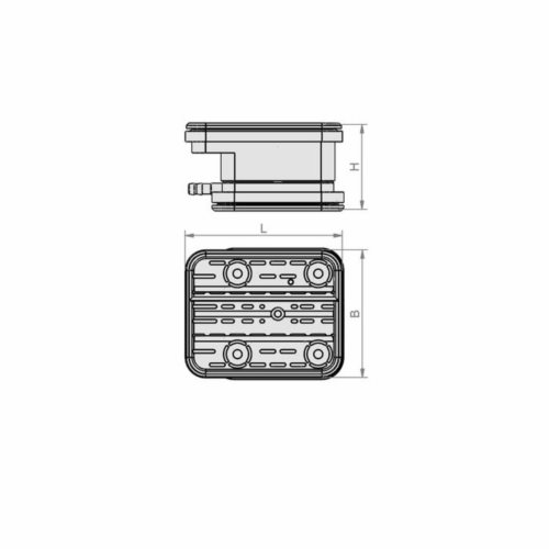Blok podciśnieniowy VCBLS-G 140x115x75