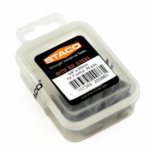 20086.STACO bit 1/4 in TX7x25mm
