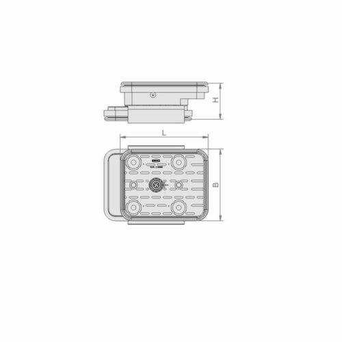 Blok podciśnieniowy VCBL-K2 140x115x125