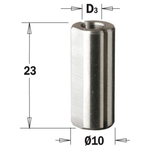 365.032.00 Uchwyt D3=3,2  L=23  S=10